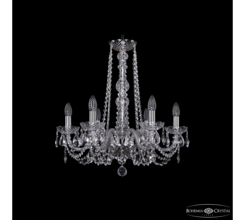 Подвесная люстра Bohemia Ivele Crystal 1402/6/195/h-58 Ni Подвесная люстра Bohemia Ivele Crystal 1402/6/195/h-58 Ni