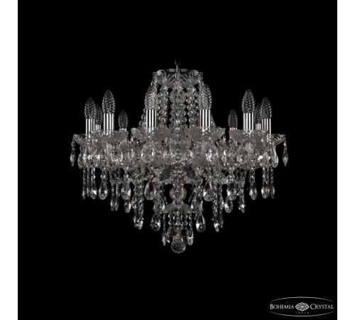 Подвесная люстра Bohemia Ivele Crystal 1415/12/220 Ni Подвесная люстра Bohemia Ivele Crystal 1415/12/220 Ni