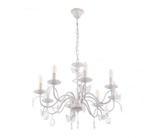 Подвесная люстра Arte Milano 346179/8 WT+SL Подвесная люстра Arte Milano 346179/8 WT+SL