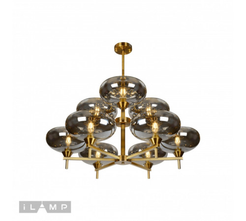 Подвесная люстра iLamp Rivoli 6607/9 GD Подвесная люстра iLamp Rivoli 6607/9 GD