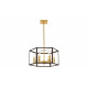 Подвесная люстра Lumina Deco Lorton LDP 1142-6 BK+MD