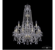 Подвесная люстра Bohemia Ivele Crystal 1411/10+5/195/XL-80/2d G