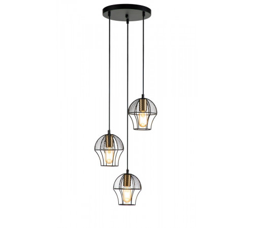 Подвесная люстра Indigo Pallo 10011/3P Black V000187 Подвесная люстра Indigo Pallo 10011/3P Black V000187