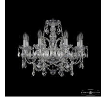 Подвесная люстра Bohemia Ivele Crystal 1411/8/195 Ni Leafs