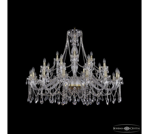 Подвесная люстра Bohemia Ivele Crystal 1413/16+8+4/460 G Подвесная люстра Bohemia Ivele Crystal 1413/16+8+4/460 G