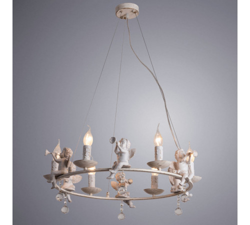 Подвесная люстра Arte Lamp Amur A1133SP-6WG Подвесная люстра Arte Lamp Amur A1133SP-6WG