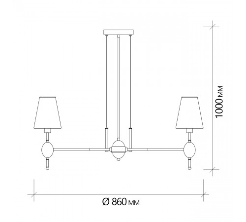 Подвесная люстра Escada Elegy 2106/8S Подвесная люстра Escada Elegy 2106/8S