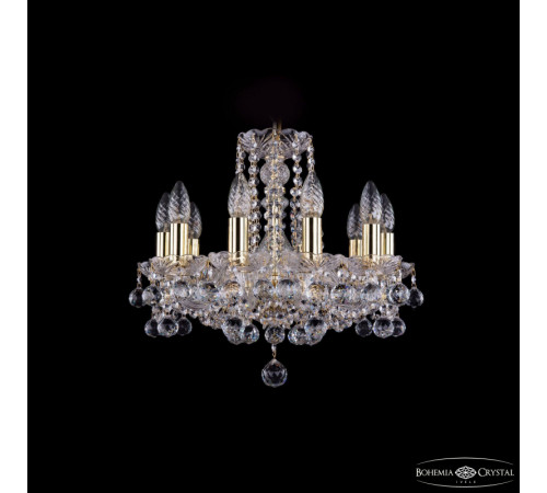 Подвесная люстра Bohemia Ivele Crystal 1402/10/141 G Balls