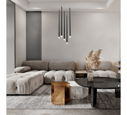 Подвесная люстра Maytoni Cascade MOD132PL-L30BK Подвесная люстра Maytoni Cascade MOD132PL-L30BK
