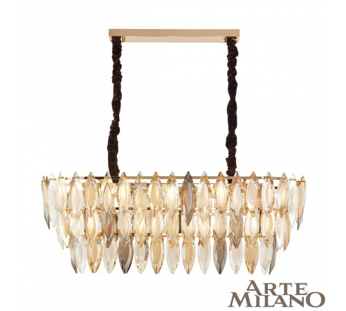 Подвесная люстра Arte Milano 99486.W900.L350.H380.E14.12 G Подвесная люстра Arte Milano 99486.W900.L350.H380.E14.12 G