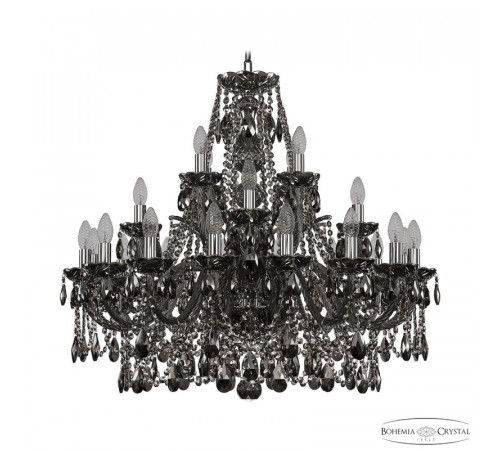 Подвесная люстра Bohemia Ivele Crystal 1411/16+4+4/300 Ni M731
