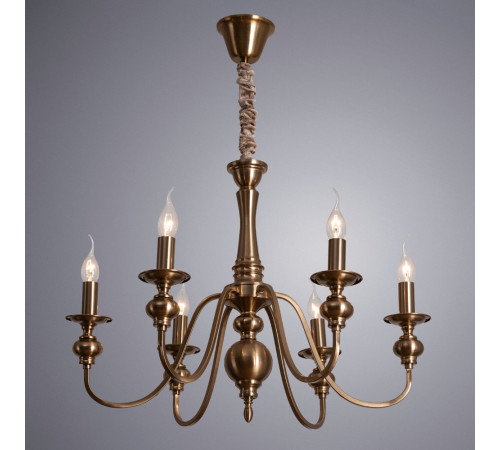 Подвесная люстра Arte Lamp Passoni A6097LM-6PB Подвесная люстра Arte Lamp Passoni A6097LM-6PB