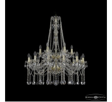 Подвесная люстра Bohemia Ivele Crystal 1413/12+6/300/h-96/2d G