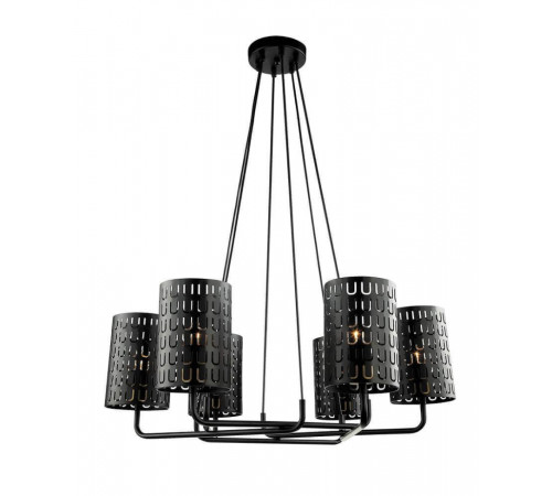 Подвесная люстра Lumien Hall Тейл 4002/6P-BK-GR