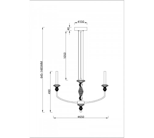 Подвесная люстра Divinare Capello 4947/01 SP-6 Подвесная люстра Divinare Capello 4947/01 SP-6