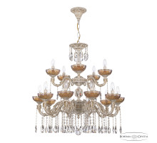 Подвесная люстра Bohemia Ivele Crystal AL79101/10+5/250/2D A WMG P Shampan/M-1G