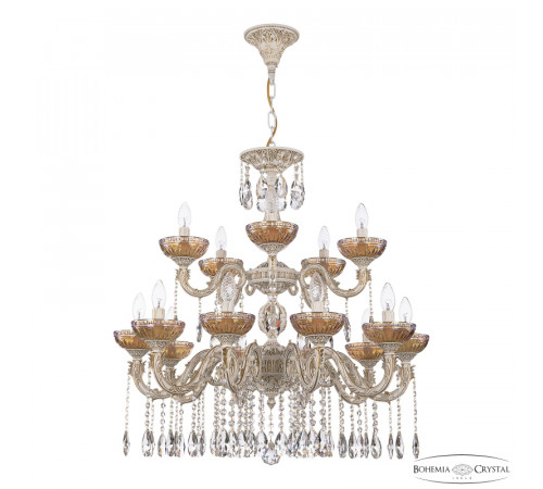 Подвесная люстра Bohemia Ivele Crystal AL79101/10+5/250/2D A WMG P Shampan/M-1G Подвесная люстра Bohemia Ivele Crystal AL79101/10+5/250/2D A WMG P Shampan/M-1G