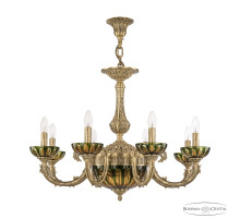 Подвесная люстра Bohemia Ivele Crystal Florence 71109P/8/210 FP P Amber-Green/H-1H