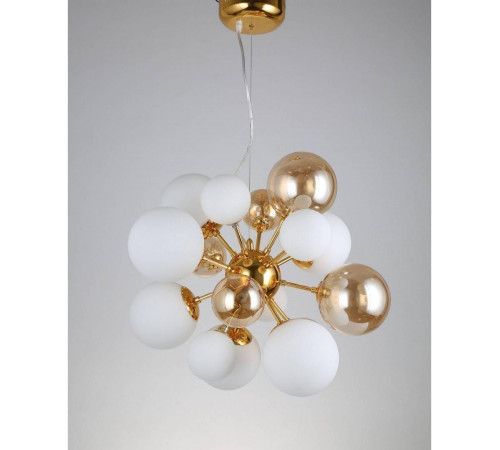 Подвесная люстра Lumina Deco Galaksida LDP 8565-10/16 GD+TEA