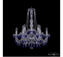 Подвесная люстра Bohemia Ivele Crystal 1410/6+3/195/h-63 Ni V3001