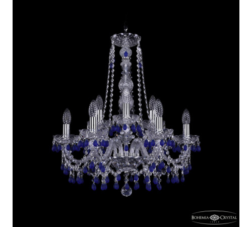 Подвесная люстра Bohemia Ivele Crystal 1410/6+3/195/h-63 Ni V3001 Подвесная люстра Bohemia Ivele Crystal 1410/6+3/195/h-63 Ni V3001
