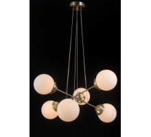 Подвесная люстра Natali Kovaltseva MOLECULE 81047-6C ANTIQUE BRASS