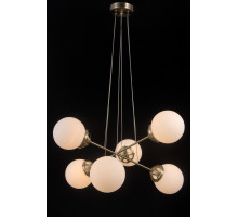 Подвесная люстра Natali Kovaltseva MOLECULE 81047-6C ANTIQUE BRASS