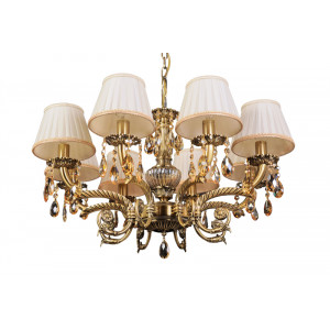 Подвесная люстра Abrasax Sylvia L.8110-8BR CRISTAL-SHADE