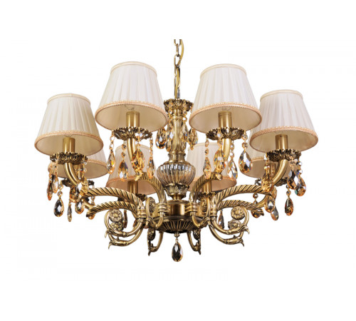 Подвесная люстра Abrasax Sylvia L.8110-8BR CRISTAL-SHADE Подвесная люстра Abrasax Sylvia L.8110-8BR CRISTAL-SHADE