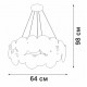 Подвесная люстра Vitaluce V5801-8/6S