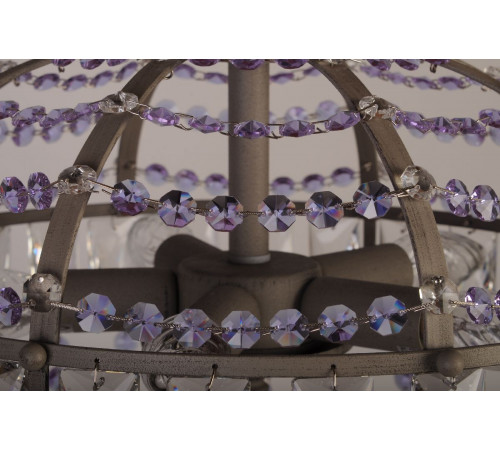 Подвесная люстра Abrasax L.7392-5GR (PURPLE)