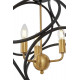 Подвесная люстра Lumina Deco Casai LDP 1243-3 BK+MD