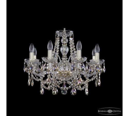 Подвесная люстра Bohemia Ivele Crystal 1411/8/195 G R801 Подвесная люстра Bohemia Ivele Crystal 1411/8/195 G R801