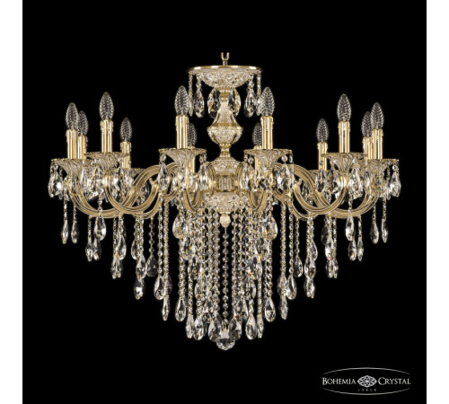 Подвесная люстра Bohemia Ivele Crystal Verona 72201/12/300 B GW