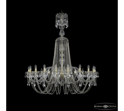 Подвесная люстра Bohemia Ivele Crystal 1402/20/460/XL-146 G Подвесная люстра Bohemia Ivele Crystal 1402/20/460/XL-146 G