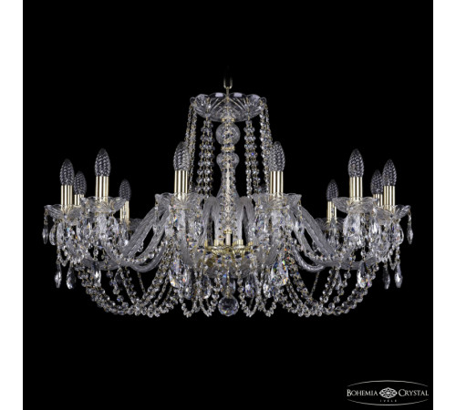 Подвесная люстра Bohemia Ivele Crystal 1402/12/300 G Подвесная люстра Bohemia Ivele Crystal 1402/12/300 G