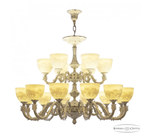 Подвесная люстра Bohemia Ivele Crystal Florence 71101/12+6/300/2d NW P1 U Horse Подвесная люстра Bohemia Ivele Crystal Florence 71101/12+6/300/2d NW P1 U Horse