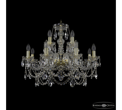 Подвесная люстра Bohemia Ivele Crystal 1411/8+4/240 G Подвесная люстра Bohemia Ivele Crystal 1411/8+4/240 G