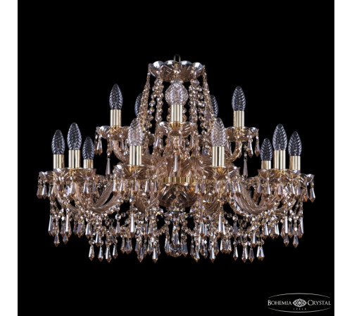 Подвесная люстра Bohemia Ivele Crystal 1403/10+5/240 G M721