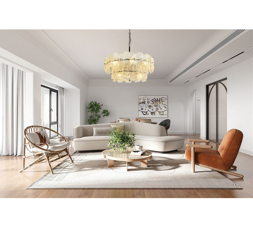 Подвесная люстра Delight Collection BRCH9161WG nickel