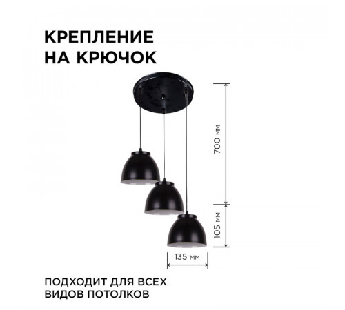 Подвесная люстра Apeyron 16-65