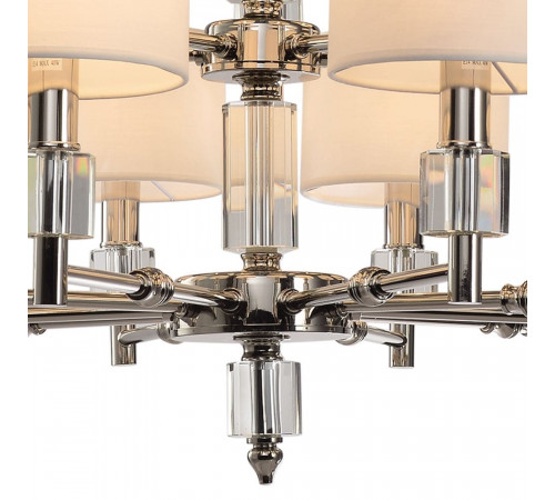 Подвесная люстра Lumien Hall Малье LH1053/15H-NK-WT