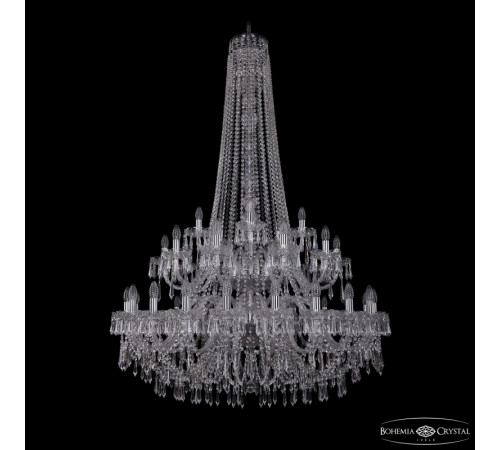 Подвесная люстра Bohemia Ivele Crystal 1403/20+10+5/400/h-164/2d Ni