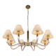 Подвесная люстра iLamp Amber YT2043-8 GD+Coffee
