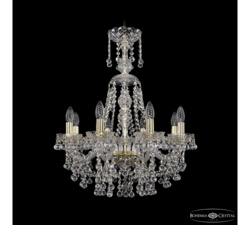 Подвесная люстра Bohemia Ivele Crystal 1409/8/195/XL-68 G