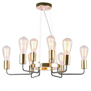 Подвесная люстра Arte Lamp Gelo A6001LM-9BK