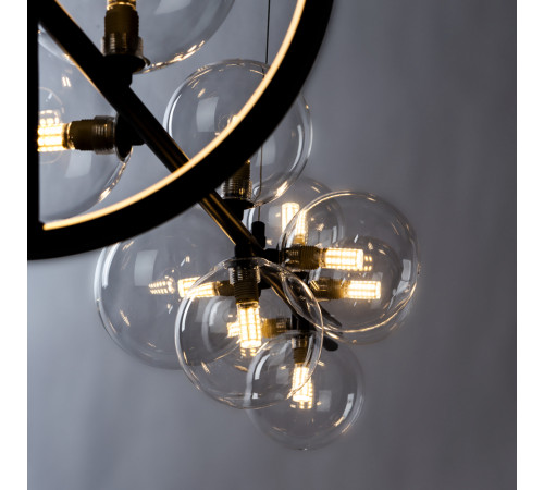 Подвесная люстра Arte Lamp Saturn A7790SP-50BK