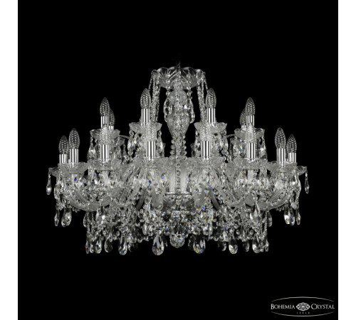 Подвесная люстра Bohemia Ivele Crystal 1411/16+8/300 Ni Подвесная люстра Bohemia Ivele Crystal 1411/16+8/300 Ni