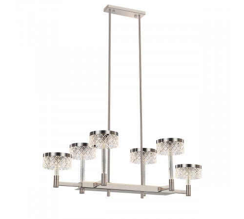 Подвесная люстра Delight Collection MD21020075 MD21020075-6B satin nickel Подвесная люстра Delight Collection MD21020075 MD21020075-6B satin nickel