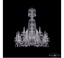 Подвесная люстра Bohemia Ivele Crystal 1402/10+5/240/XL-77 G